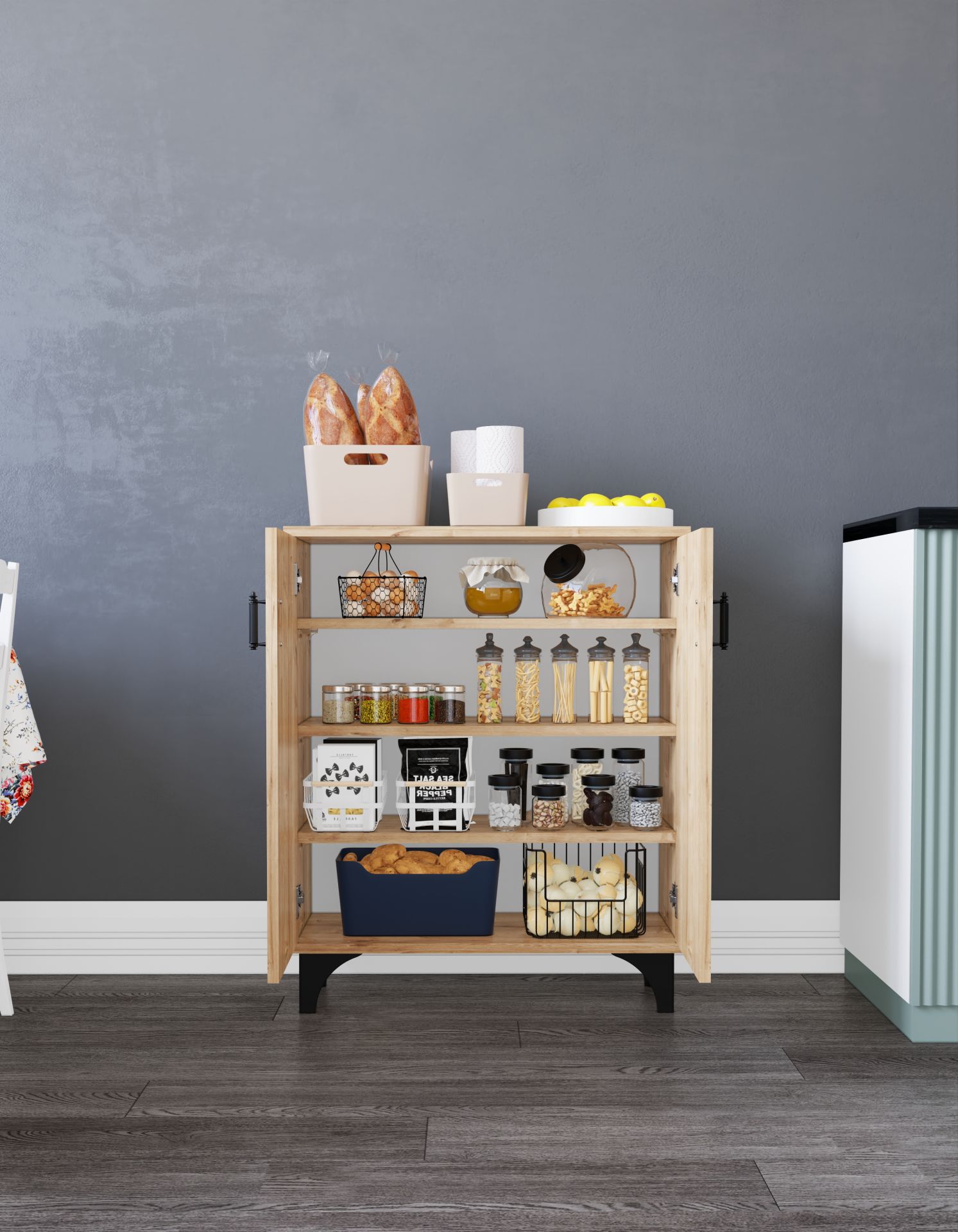 e-MOKA Çok Amaçlı Dolap 72cm (3 Renk Seçeneği)
