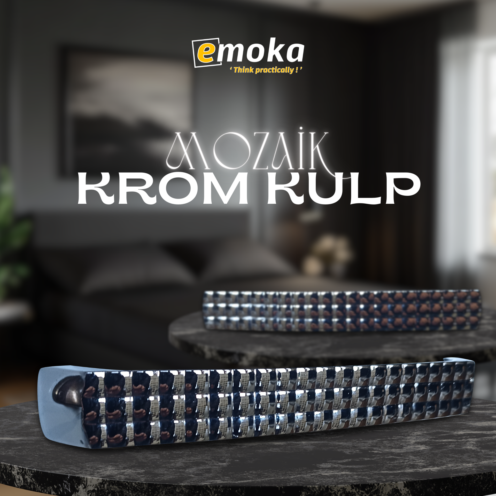 Mozaik Krom Kulp (160 mm)