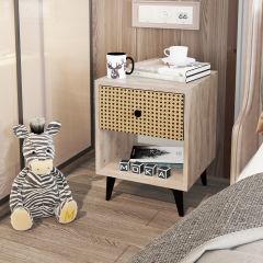 e-MOKA Retro Komodin Tek Çekmeceli (4 Renk Seçeneği) - Hazeran