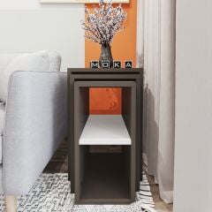e-MOKA Basic 3'lü Zigon Sehpa (4 Renk Seçeneği)