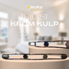 Fütürist Krom Kulp - 238 MC04  (256 mm)