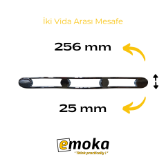 Fütürist Krom Kulp - 238 MC04  (256 mm)